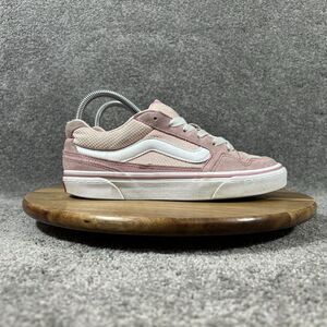Vans Caldrone Women’s Size 7 Pink Retro Chunky Skate Shoes Used